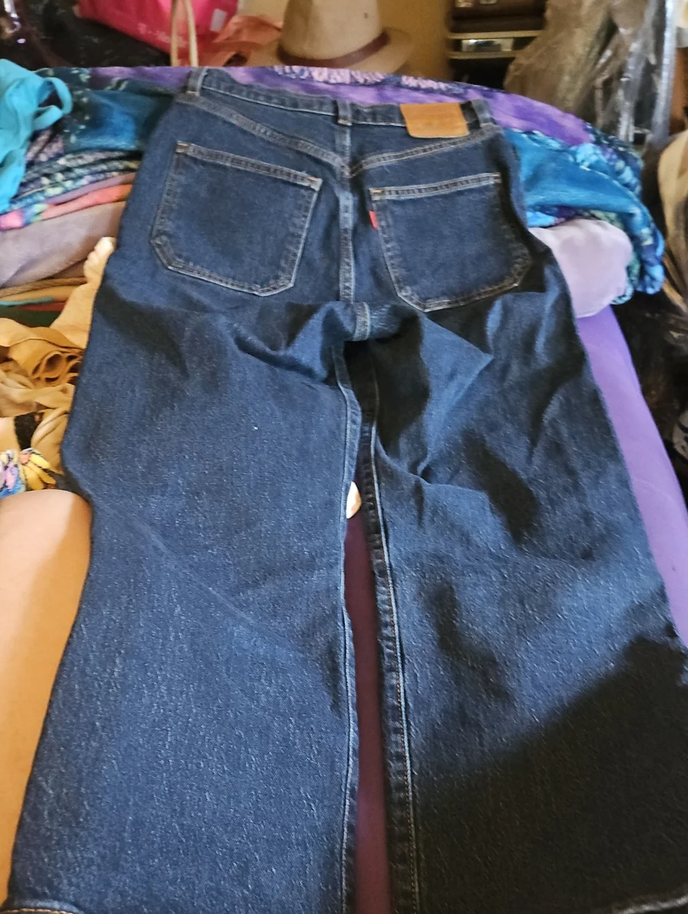 Levis Ribcage Straight Ankle 27